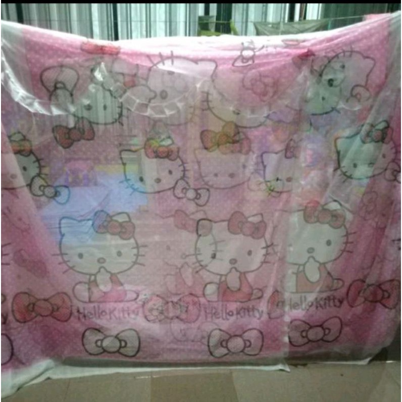 Kelambu Hello Kitty 180x200/Kelambu Karakter/Kelambu Dewasa