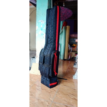 tas pancing model ransel/gendong bahan terpal jeep uk 120cm