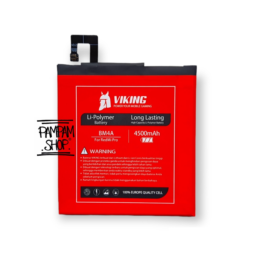 Baterai VIKING Double Power Original XiaoMi Redmi Pro Dual Camera BM4A Batre Batrai Battery BM 4A