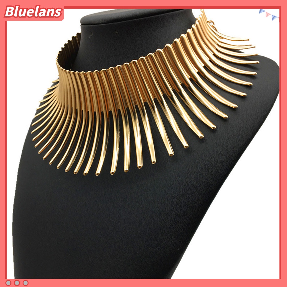 Kalung Choker Bentuk Strip Canine Untuk Wanita