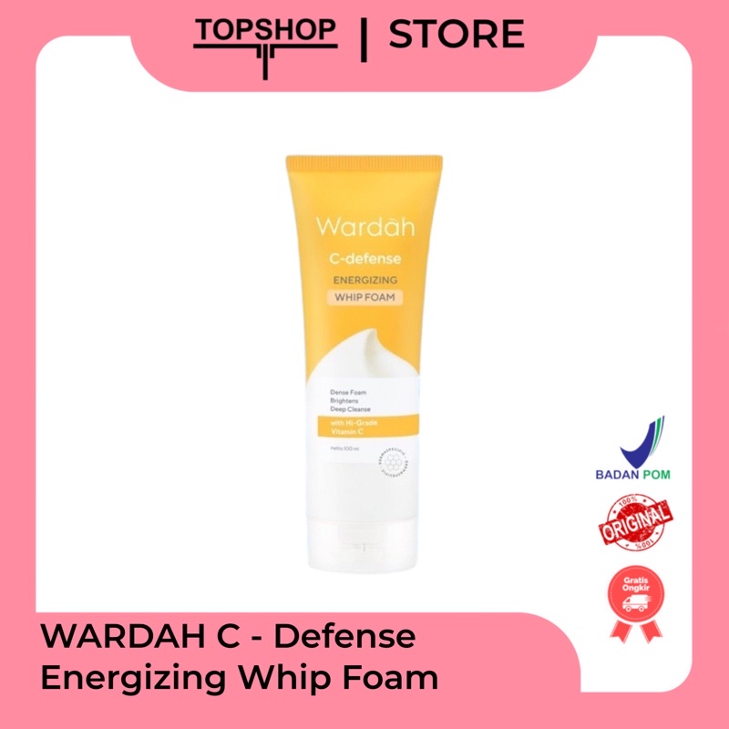 Wardah C Defense Energizing Whip Foam