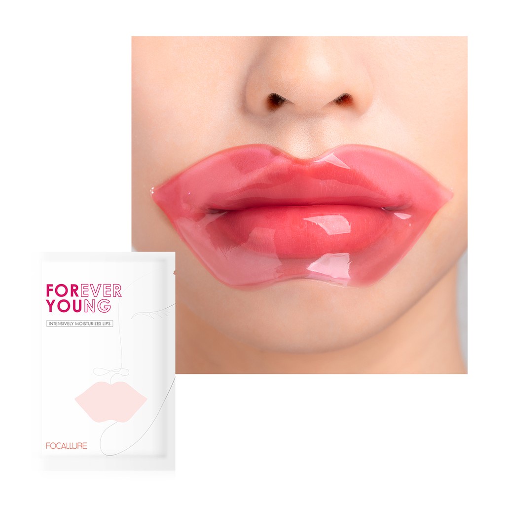 FOCALLURE Cherry Lip Mask&amp; Wrinkles and Dark Circles Remover Eye Mask -Skin Care Whitening Vitamin C Eye Mask Mas FASC02