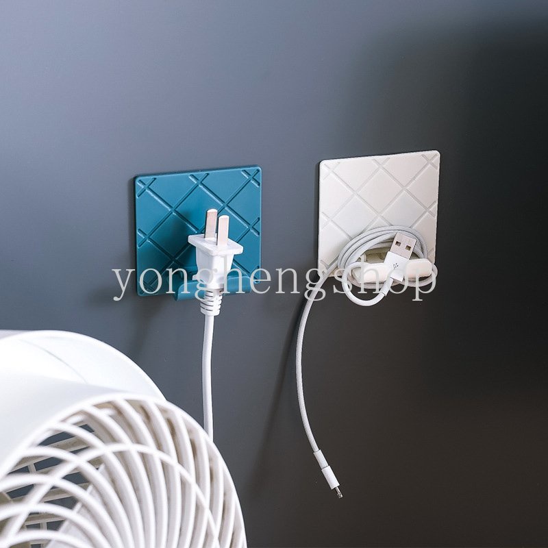 Kait Holder Kabel Power Model Tempel Dinding Dapat Dilipat
