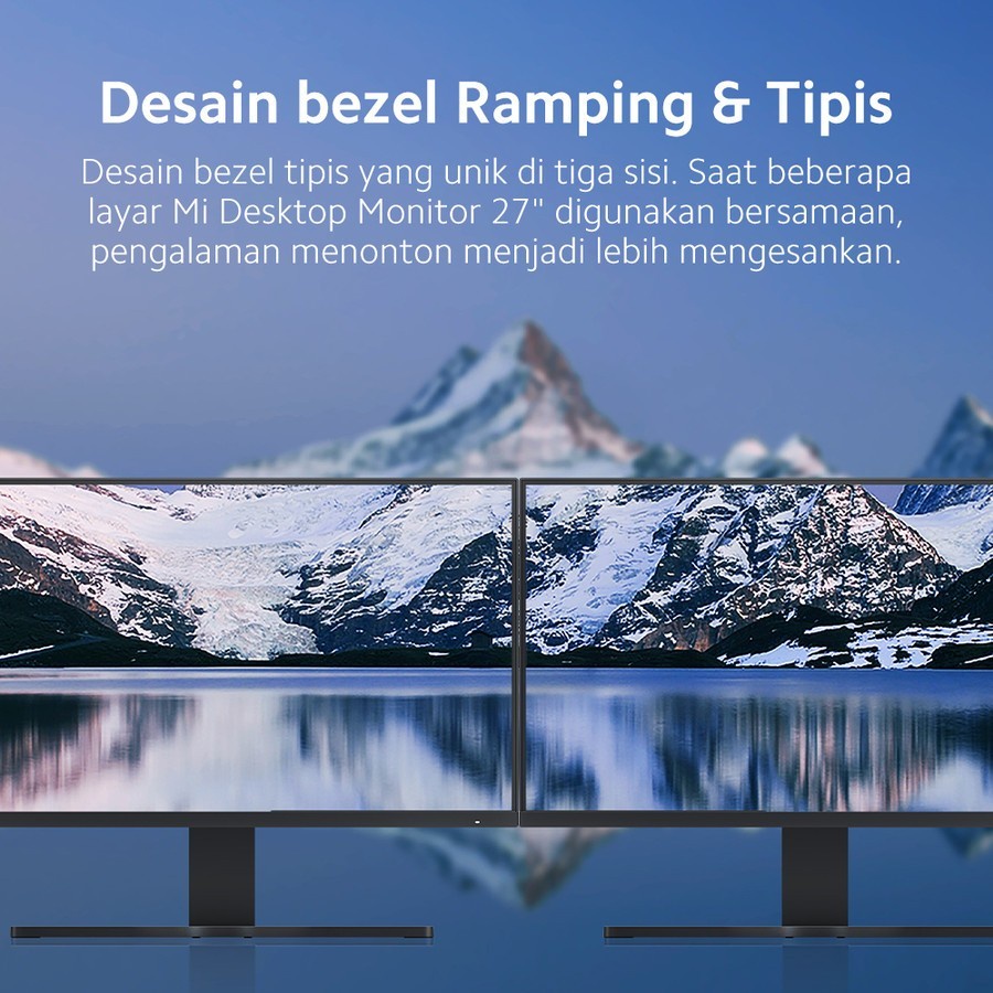 LED Desktop Monitor Xiaomi Mi 27&quot; Layar IPS 1080P Cahaya Biru Rendah MANTAPP