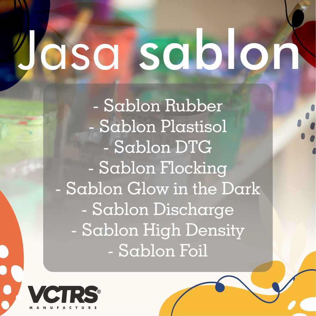 Jasa Sablon TERMURAH Plastisol Polyflex DTF DTG Transfer Paper Printing Rubber Kaos Jaket Hoodie Top