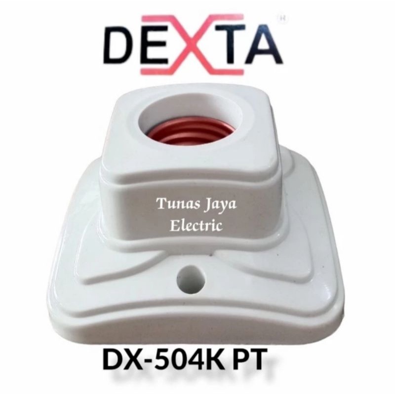 Fiting Plafon Segi Oval Putih DX-504K DEXTA