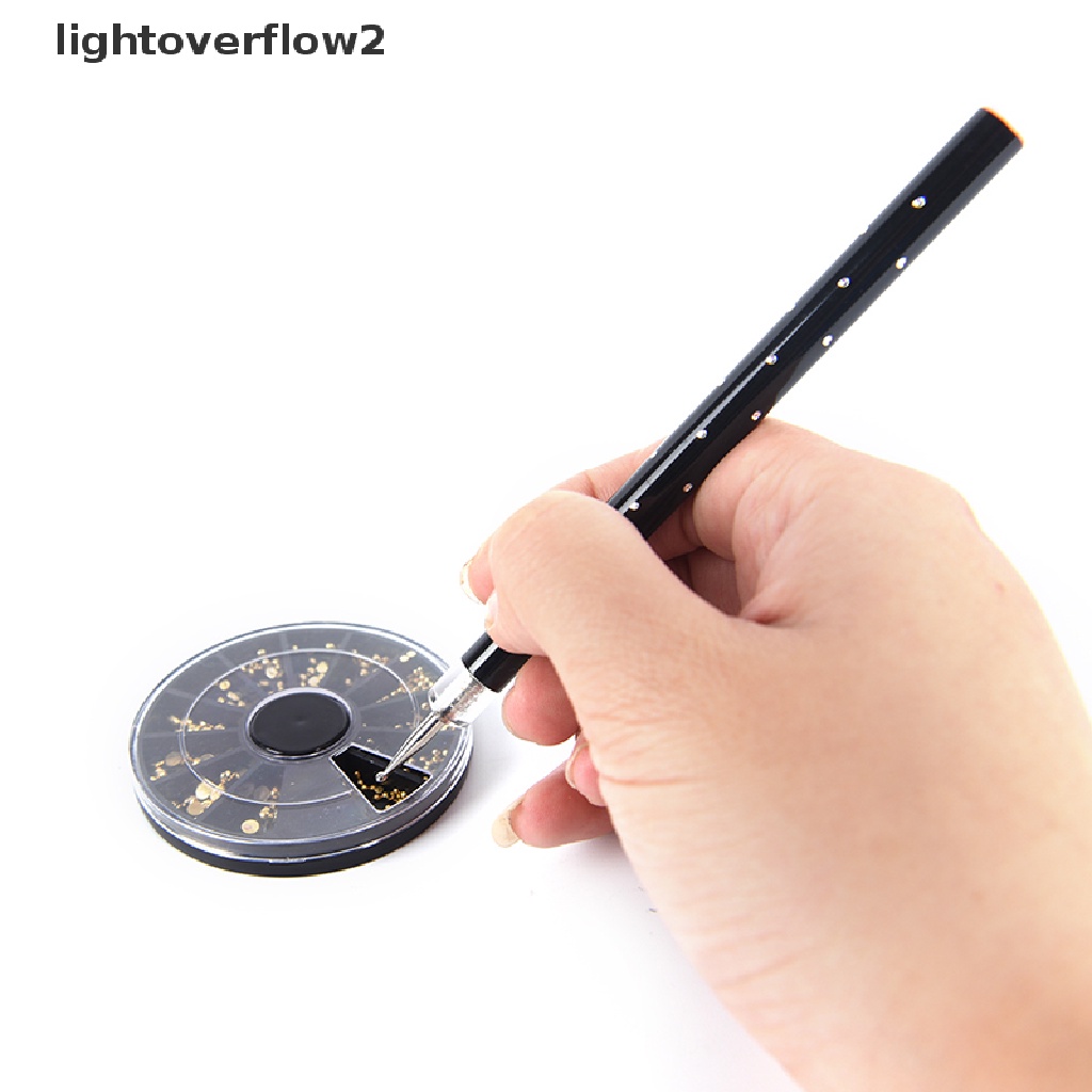 (lightoverflow2) Pensil Wax Picker Pengambil Manik-Manik Kuku Kepala Ganda