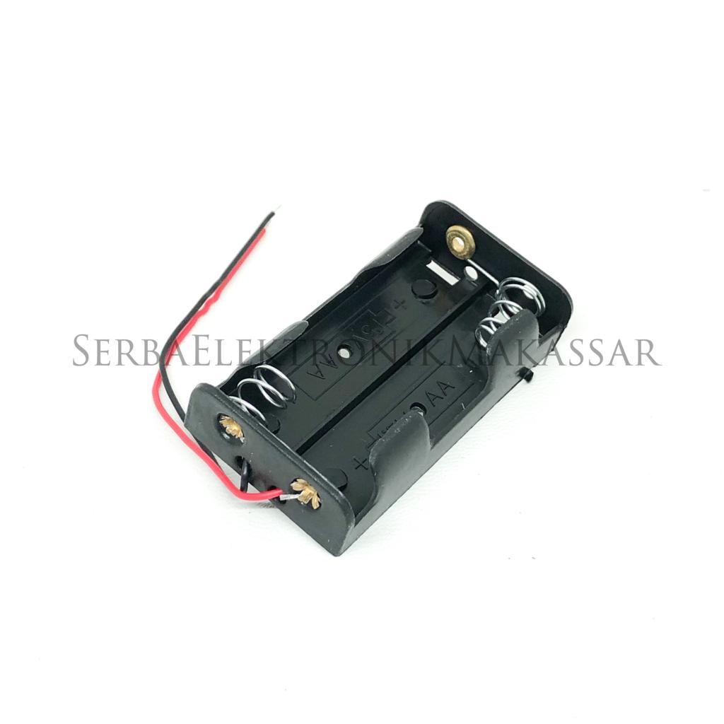 Tempat Baterai Batt Holder AA isi 2 isi 4 UM-1 tipe D