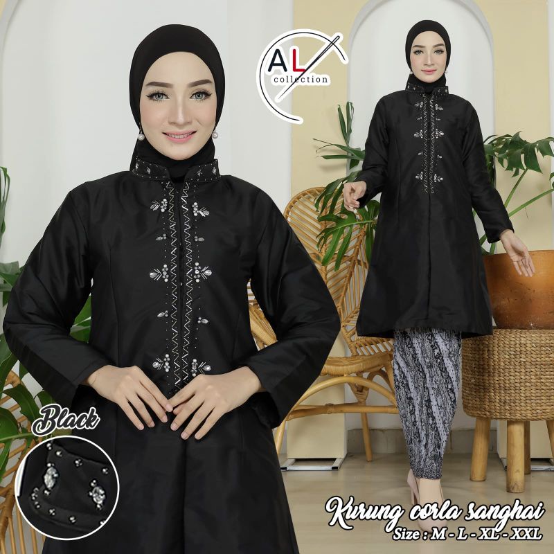 Kebaya Kurung Corla Sanghay LZ / Kebaya Tunik Taveta / Kebaya Modern / Baju Kurung Modern