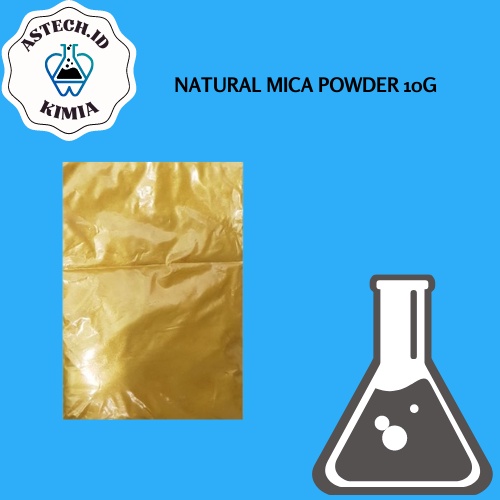 

Natural Mica Powder 10G/Pewarna Mika Bubuk/Yellow Gold