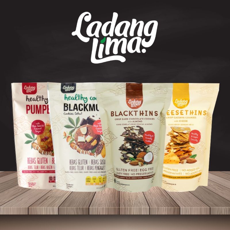 

Ladang Lima Cookies | Cookies Sehat Pumberry / Blackmond / blackthins / Cheesethins