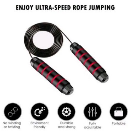 Skipping Lompat Tali Jump Rope Gym From home Olah Raga Tali Bakar Kalori Lemak