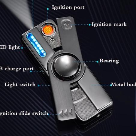 Ready Diskon SPINNER ELECTRIC LIGHTER/KOREK SPINNER