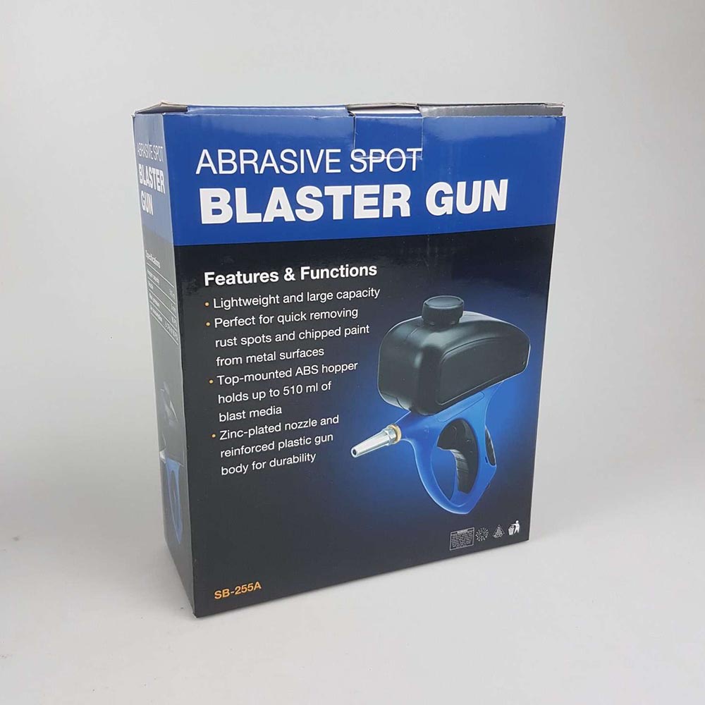 Sand Blaster Gravity Pneumatic Gun Penghilang Karat 90 PSI - SB-255A - Blue