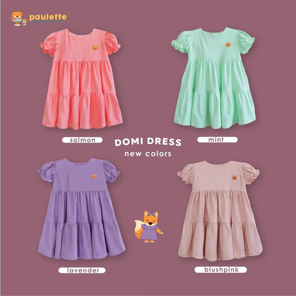 Paulette Kids Domi Dress Anak Perempuan Vol2