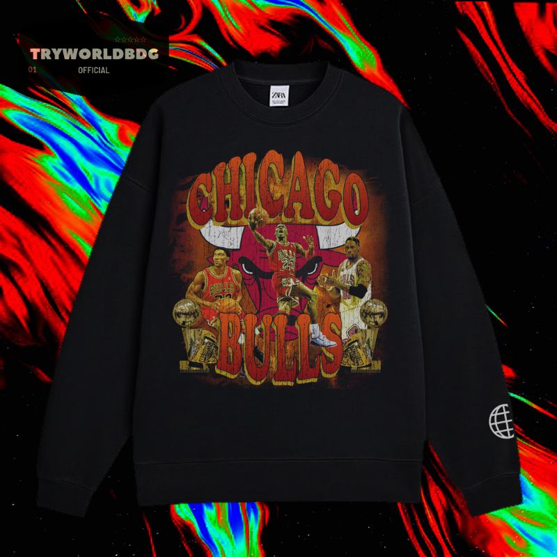 CREWNECK CHICAGO BULLS VINTAGE TEE / SWEATER / JAKET / HOODIE