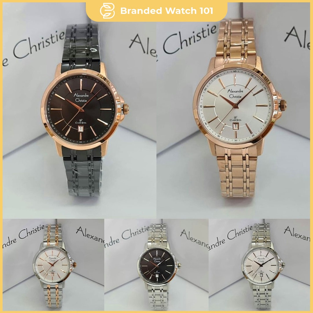 ORIGINAL Jam Tangan Wanita Alexandre Christie AC 8636 / AC8636 / 8636 Garansi Resmi 1 Tahun.