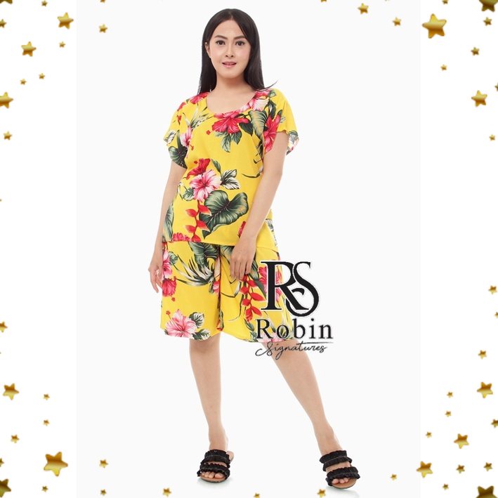 Robsignatures Setelan Celana Pendek Kulot Bali