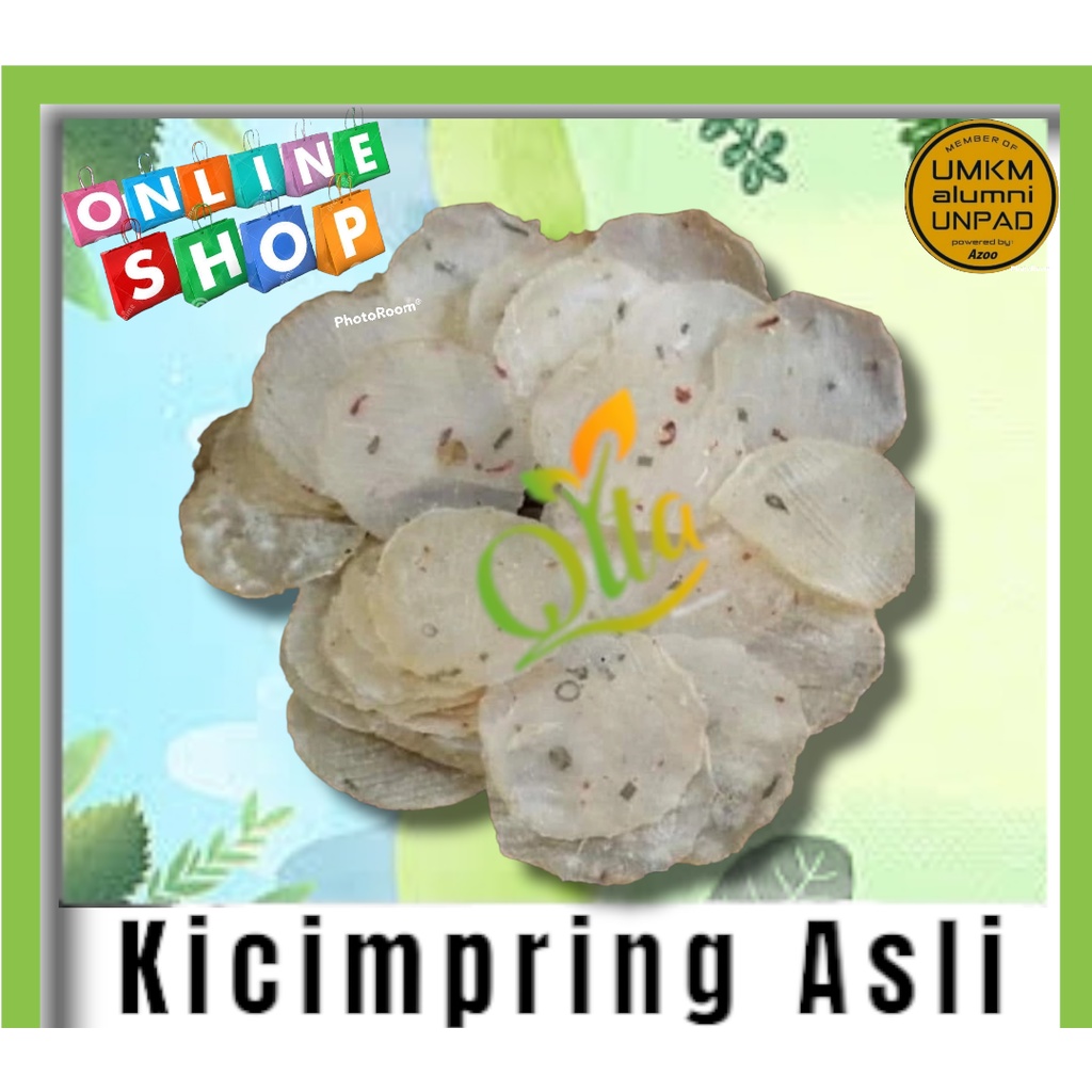 

Keripik Opak Kecimpring Kicimpring Singkong Mentah Asli - original isi 50 PCS per pack