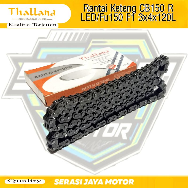 RANTAI KETENG CB150 R LED/FU150 F1 120L / KETENG CB 150R LED/FU 150 F1 (3X4X120L)