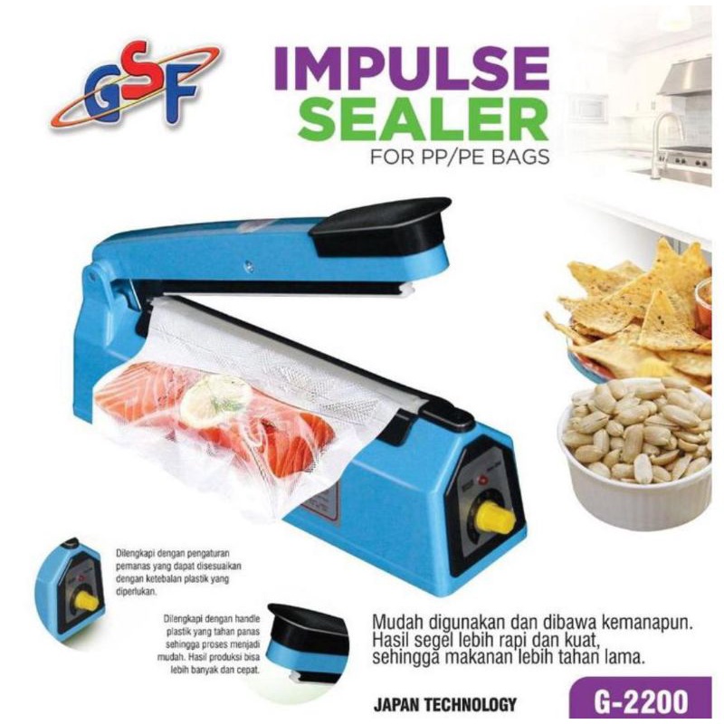 Impluse Sealer - Alat pres plastik