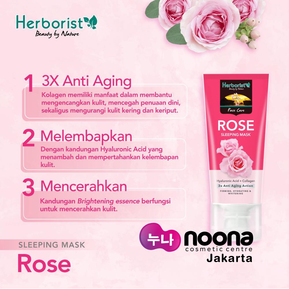 HERBORIST SLEEPING MASK ROSE