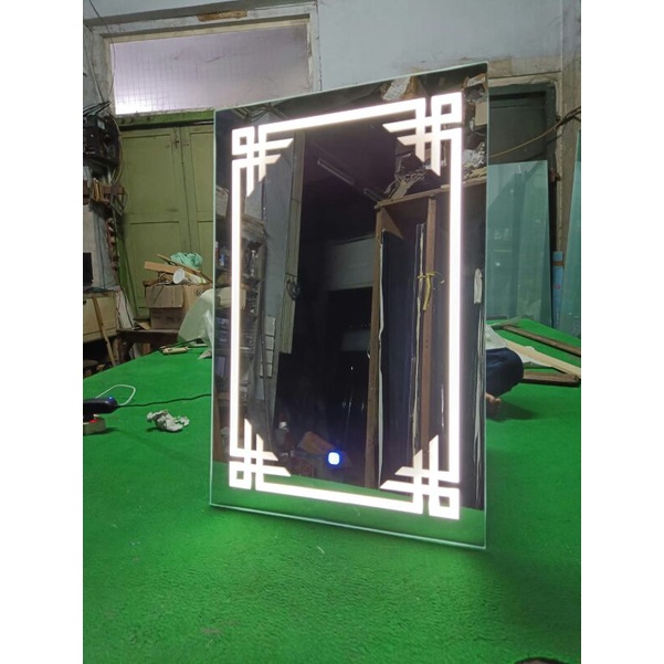 Cermin LED Touchscreen/Cermin Rias/Cermin Kamar mandi/Cermin Wastafel
