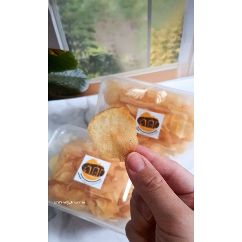 

Potato Chips / Keripik kentang kemasan 100gr , cemilan enak & renyah