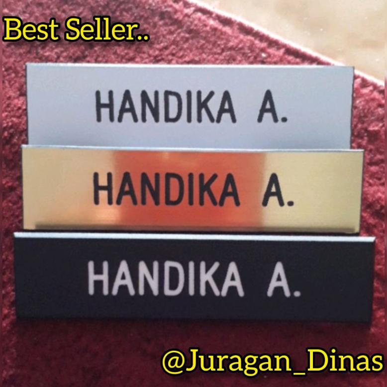 

PRODUK- NAMETAG PAPAN NAMA DADA PDH PNS GRAVO GRAFIR AKRILIK ACRILIK HITAM DOVE GOLD PUTIH PENITI MAGNET .