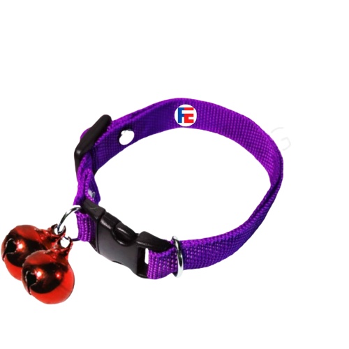 Kalung Kucing Polos Cats Lonceng 2 14mm Bahan Tebal Dan Lembut Nyaman Dipakai FEFARM