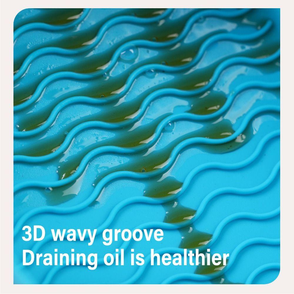 Solighter Air Fryer Liners Aksesoris Pengganti Dapur Persegi Panjang Pemanas Baking Pan