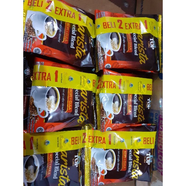 

Kopi Top Coffee Barista Special Blend 1 Renceng isi 15 Sachet kemasan terbaru