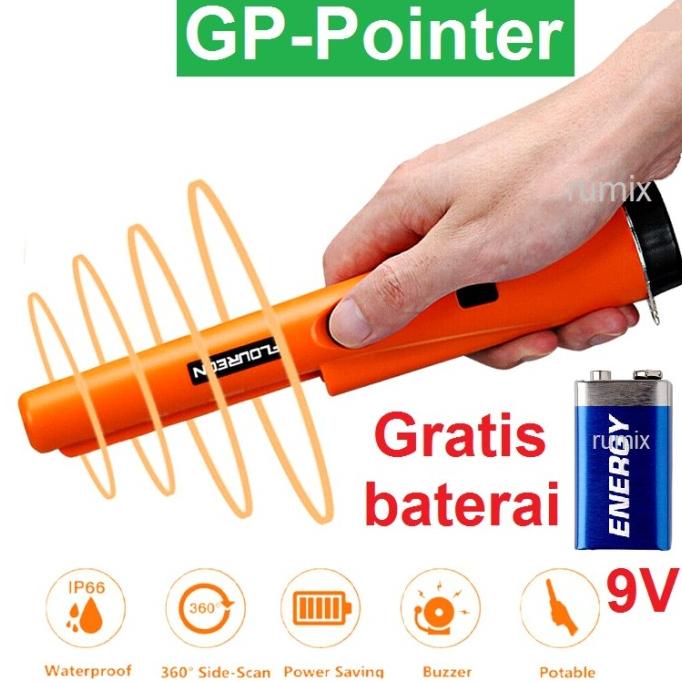 Gp Pointer S Metal Detector Alat Pendeteksi Logam Detektor Emas Harta