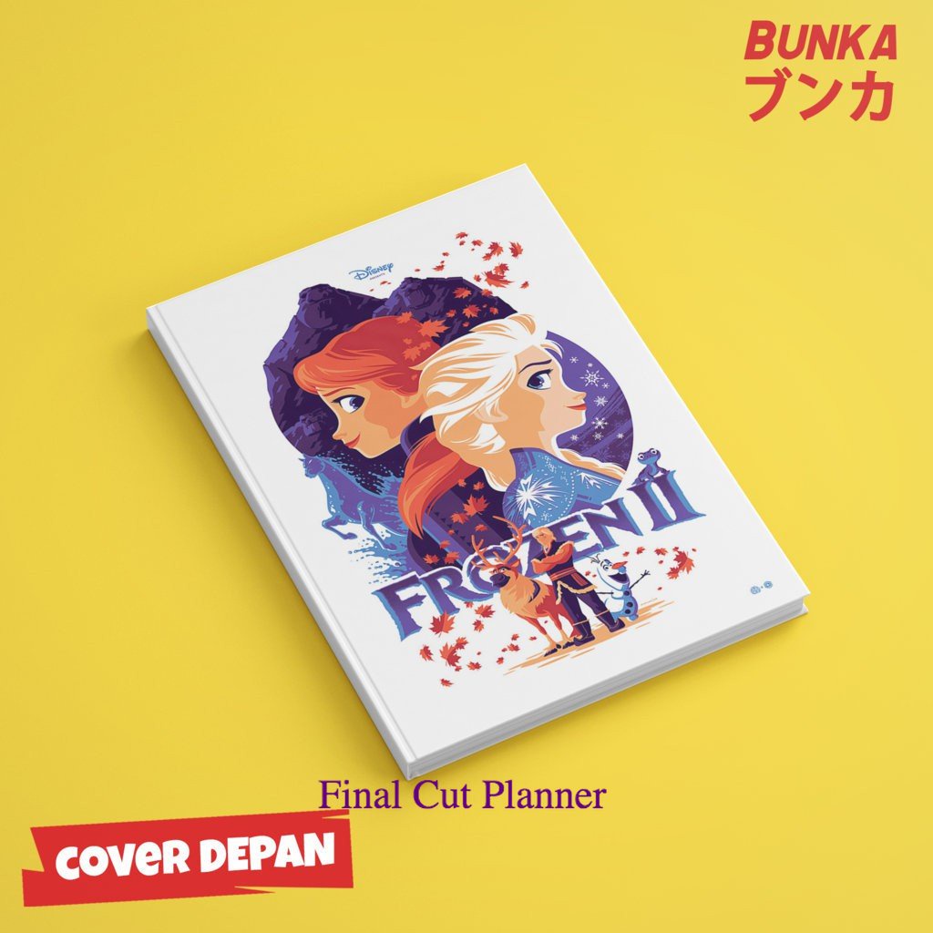 

Notebook Frozen Hardcover A5 Buku Tulis Catatan Note Agenda Planner Jurnal .
