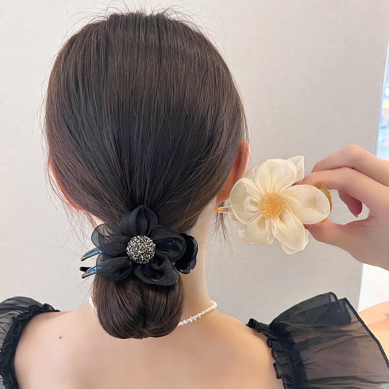 Jepit Rambut Jedai Korea Perempuan Motif Bunga 2 Gigi Aksesoris Kekinian Kualitas Import AK255