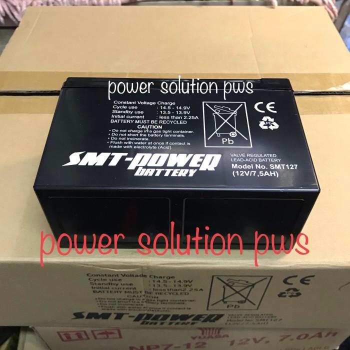 BATERAI AKI KERIMG SMT POWER 12V 7 . 5 AH SMT POWER 12V 7 , 5 AH