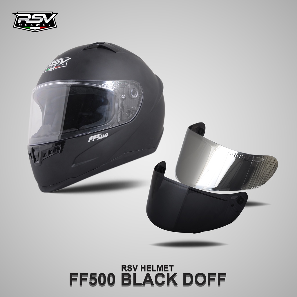 Helm RSV FF500 Black Doff Bundling Visor