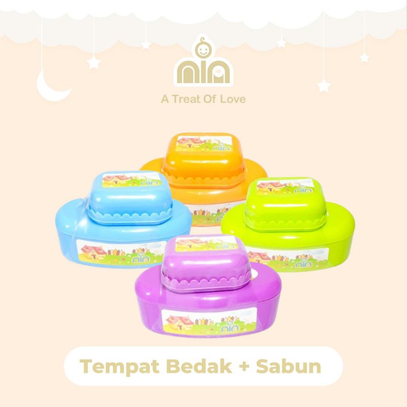 TERBARU !!! NIA BABY TEMPAT BEDAK BAYI FREE TEMPAT SABUN MURAH