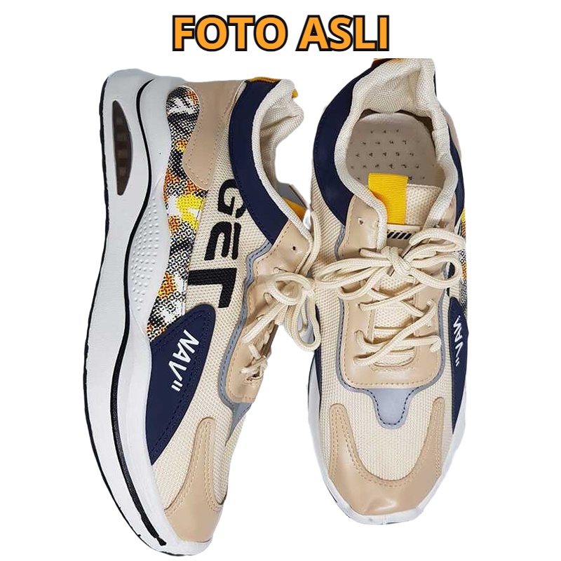 Sepatu Pria Sneakers Import 112654 Trendi Kekinian Style Casual &amp; Modis Sneakers Hangout Fashionable Shoes