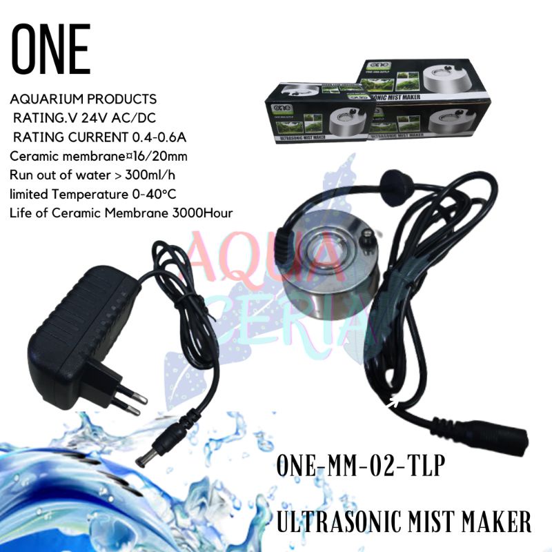 Mesin Kabut Paludarium terrarium reptil MIST MAKER ONE MM 02 TLP mist maker Aquarium/Paludarium