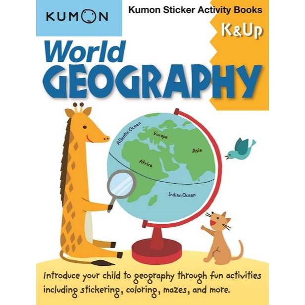 

Promo Buku Anak - Kumon - World Geography K & Up Sticker Activity Book