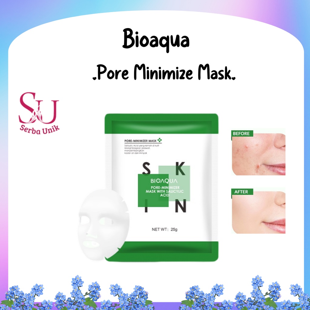 Bioaqua Pore Minimizer Mask With Saliyclic Acid Mask / Masker Wajah
Berjerawat 25g