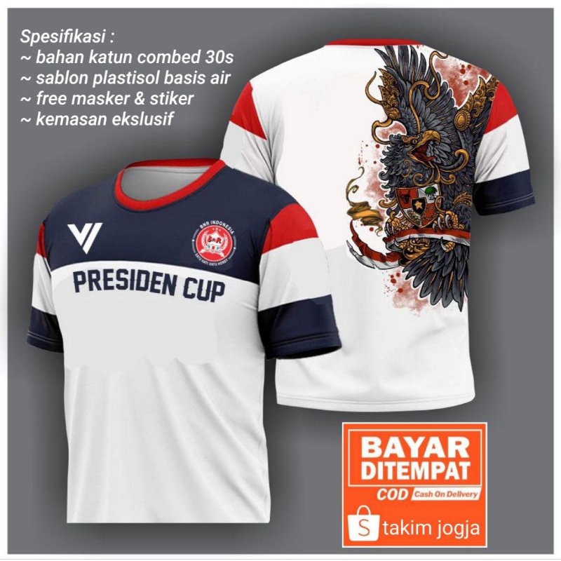 KAOS RESMI PRESIDEN CUP 6 2022 / KAOS KICAU / KAOS BURUNG / BNR