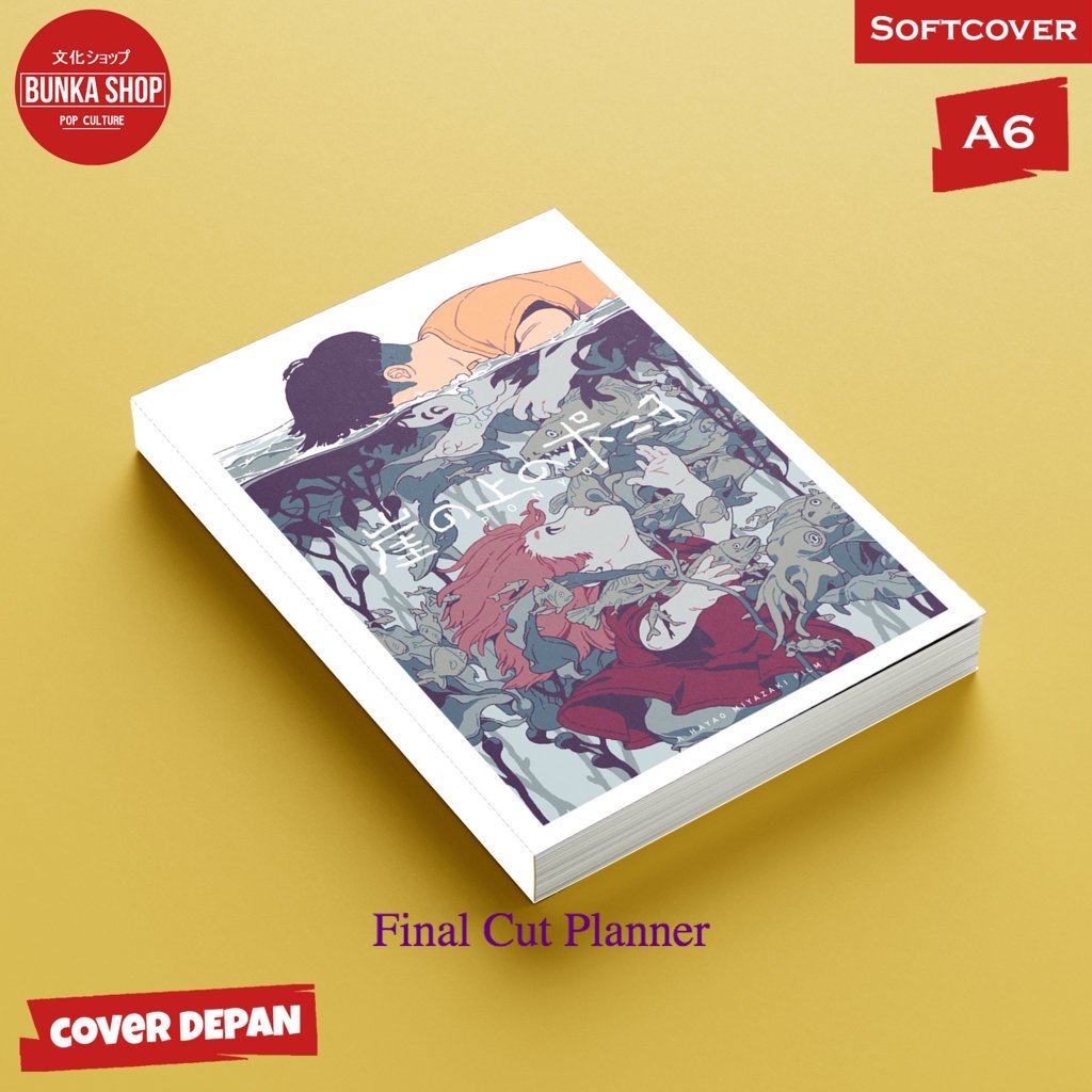 

Pocket Note Ghibli Ponyo Softcover A6 Buku Tulis Catatan Notes Agenda Planner Jurnal