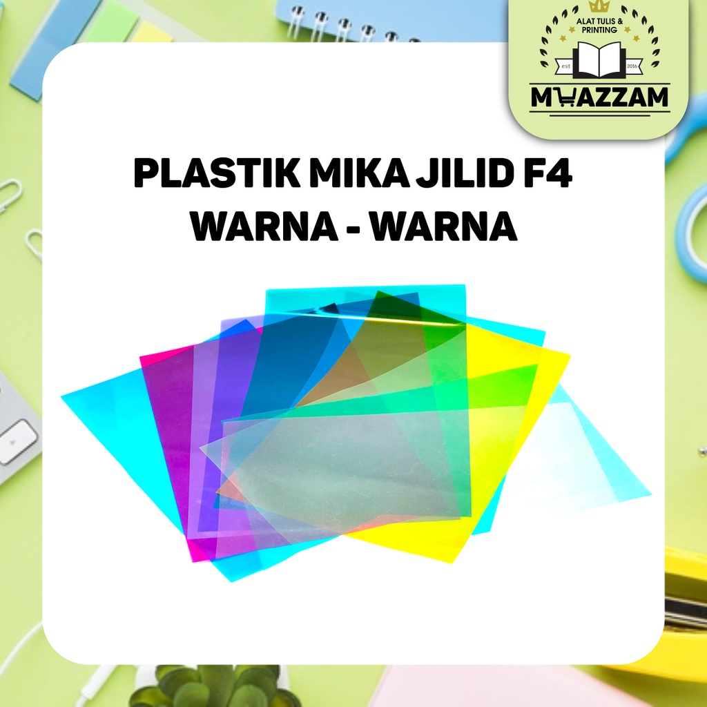 

Plastik Mika Jilid F4 Warna Warni