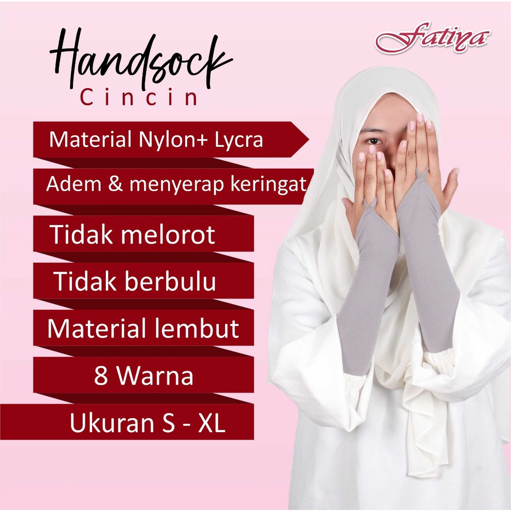 Fatiya Handsock Model Cincin l Manset tangan