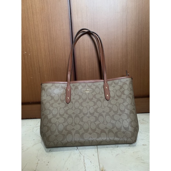 Preloved Tas Coach tote bag