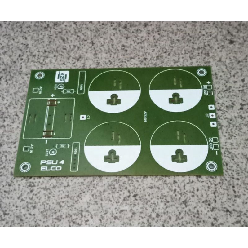 PCB PSU AZS 005 4 Elco Dioda Kotak Ataupun Sisir