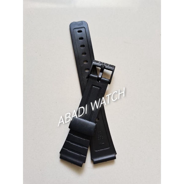 STRAP TALI GELANG JAM TANGAN  CASIO F-91W f-91w (gesper hitam ada tulisan casio) BERKUALITAS