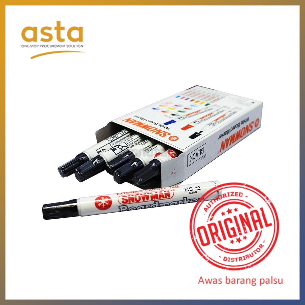 

Spidol Non Permanent Snowman (Black)